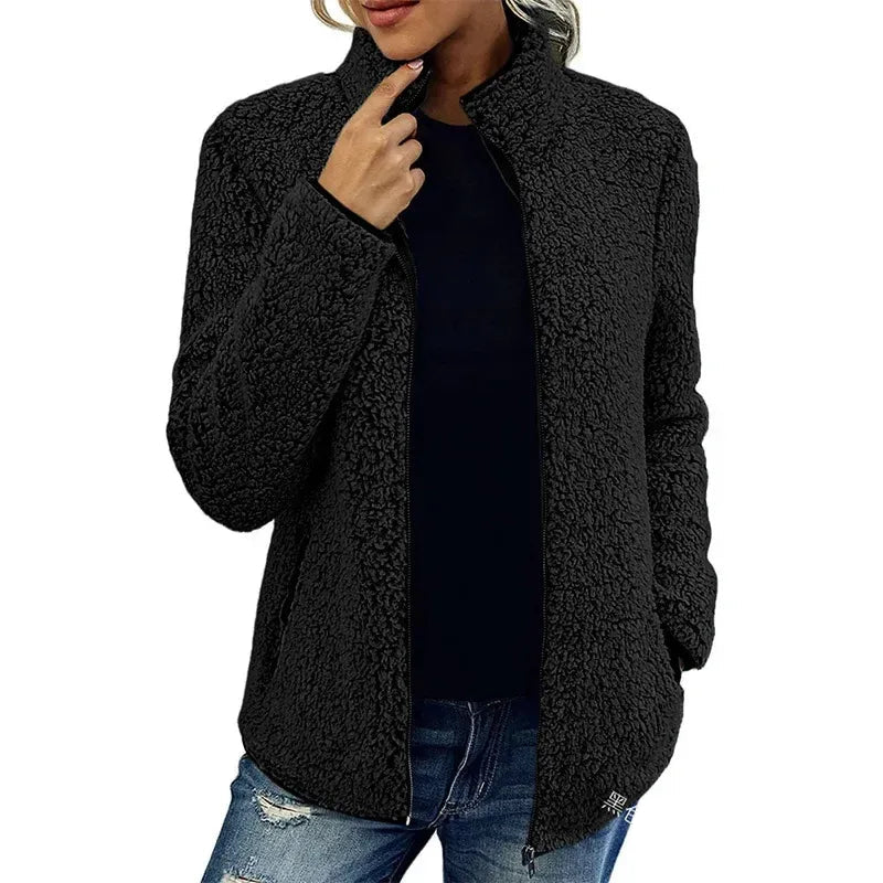 Dahlia - Cozy Fleece Winter Jacket