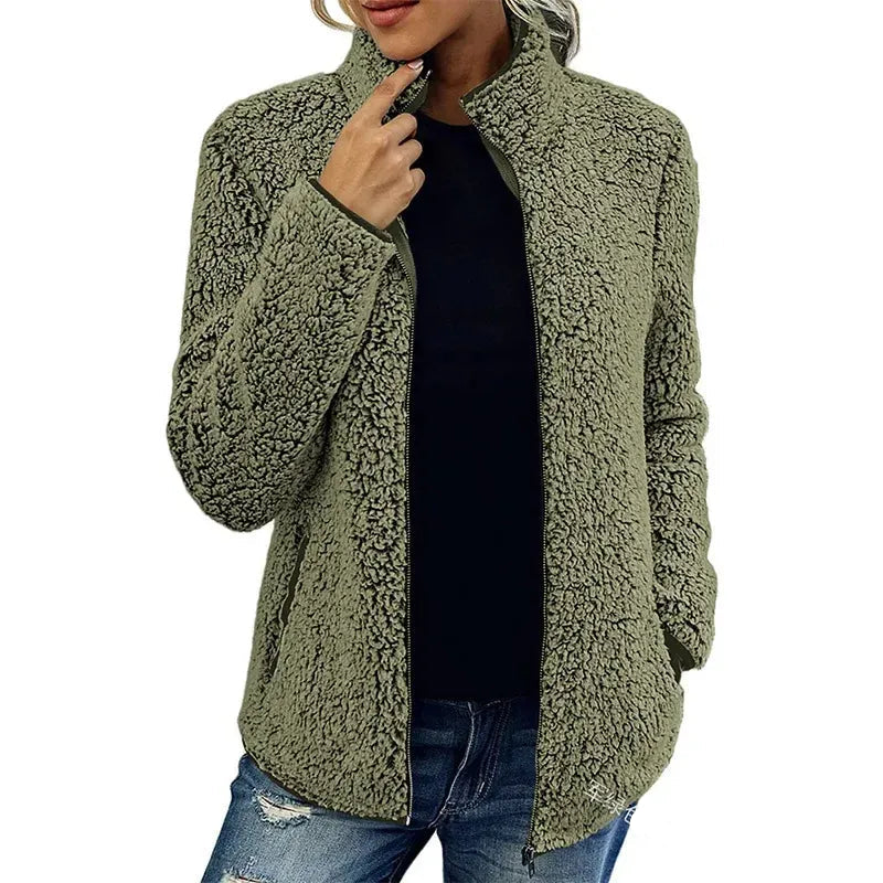 Dahlia - Cozy Fleece Winter Jacket