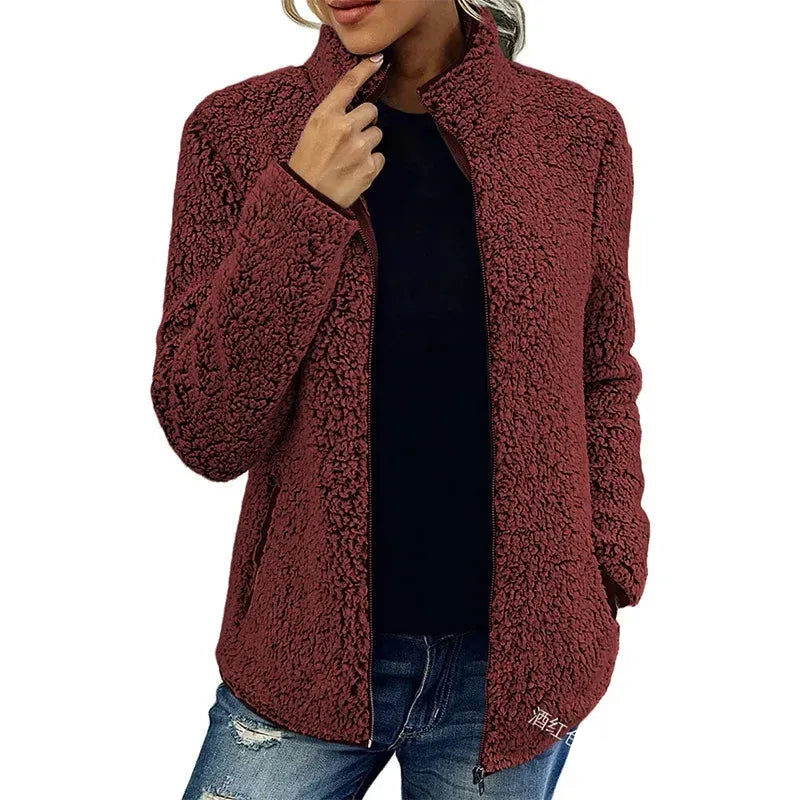 Dahlia - Cozy Fleece Winter Jacket