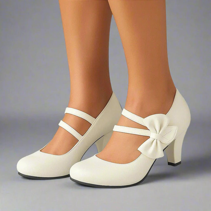 Amelia - Double Strap Mary Jane Heels
